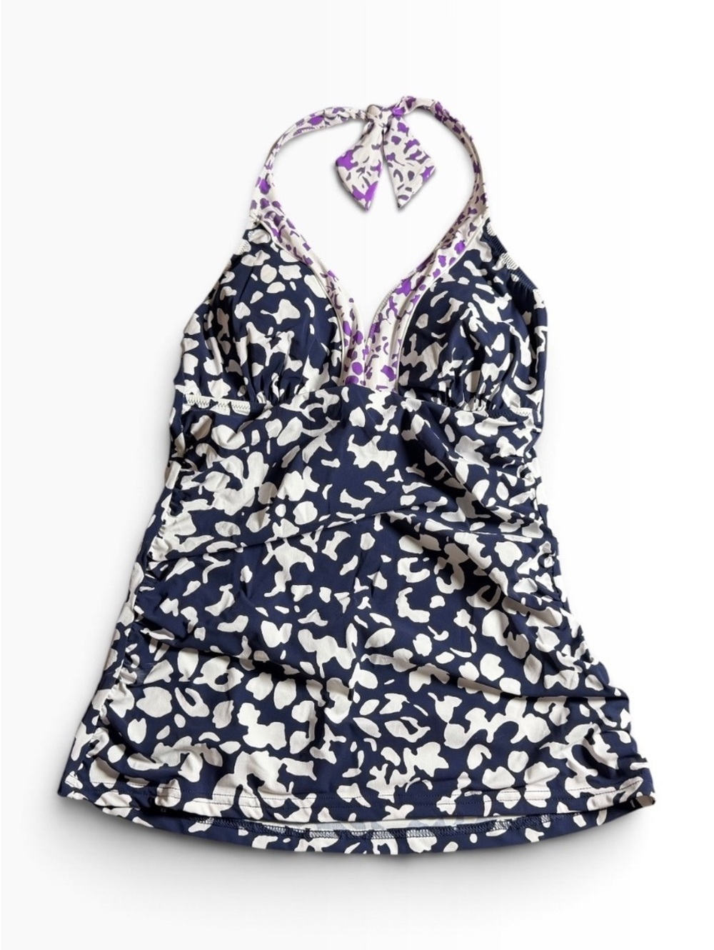 PROFILE BY GOTTEX halter tie tankini top size 12 $108 NWT